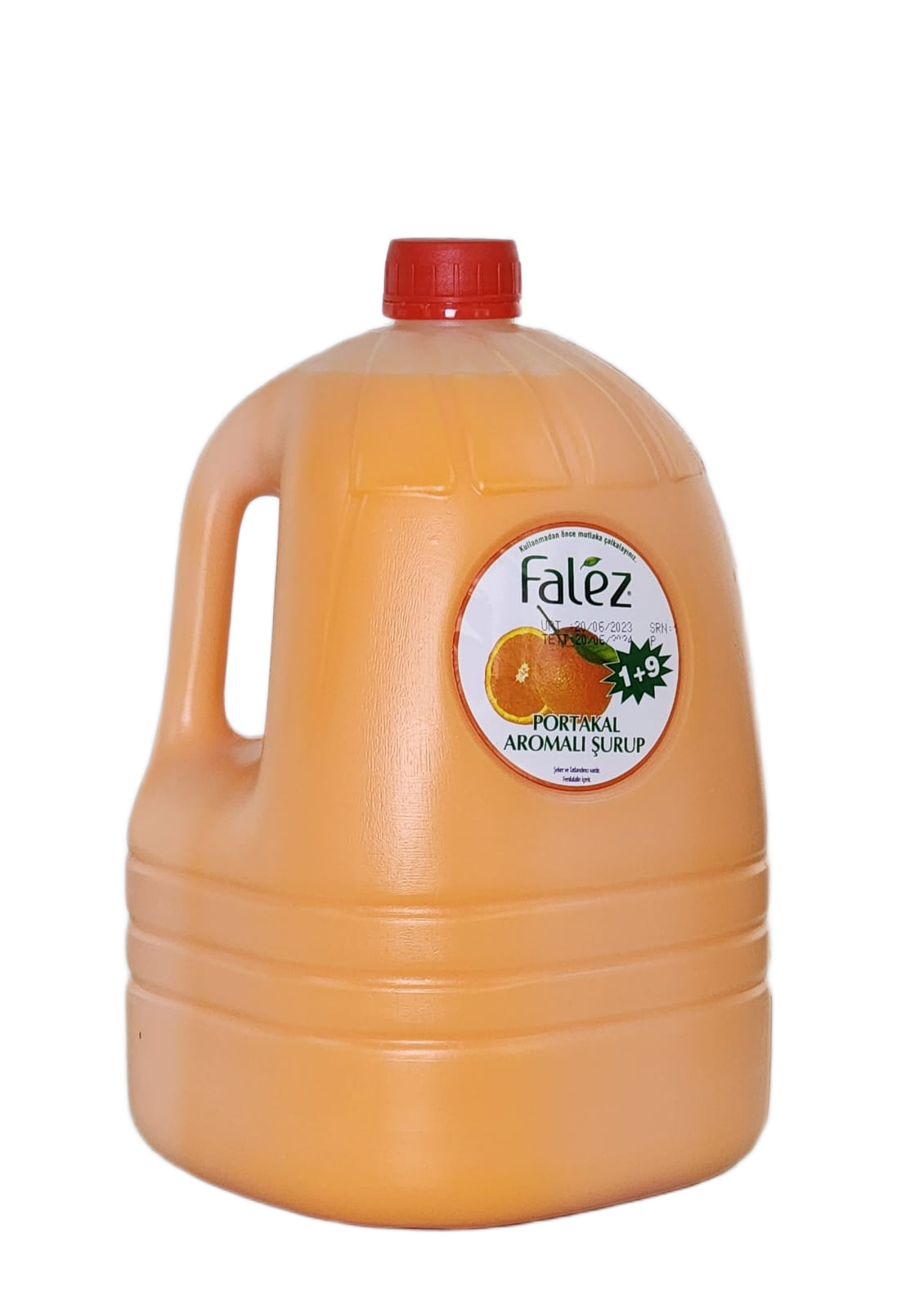 FALEZ PORTAKAL AROMALI ŞURUP 1+9 PE BİDON (4*5,5KG)